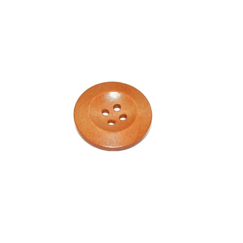 10 Stück 30 Stück 10 mm – 40 mm runde Anzug-Dekor-Paspel-Holzknöpfe DIY Nähen Scrapbooking Basteln für Kleidung handgefertigte Holzknöpfe-MT334-Durchmesser 15 von ZEYRU