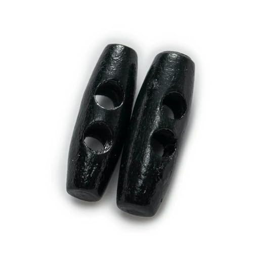 10 Stück Olivenknöpfe, 2 Löcher, Holzknebel, Nähzubehör, kompatibel mit Kleidung, Mantel, Jacke, Blazer, Tasche, D, 55 mm 10 Stück Olivenknöpfe, 2 Löcher, Holzknebel, Nähzubehör, kompatibel mit Kleidung, Mantel, Jacke, Blazer, Tasche, D, 55 mm von ZEYRU