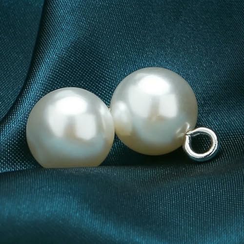 10 Stück Pilzperlenknöpfe Gold Silber Schaftknopf für DIY Kleidung Nähzubehör Hemd Kleidung Scrapbooking Kleidungsstück-03-10 Stück 16 mm von ZEYRU