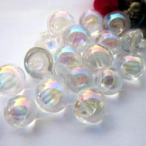 10 mm/11 mm AB-Farbe, transparente Kristall-Acryl-Kugelknöpfe für Hochzeit, Nähen, Basteln, dekoratives Zubehör A0301-014-10 mm 10 mm/11 mm AB-Farbe, transparente Kristall-Acryl-Kugelknöpfe für Hochzeit, Nähen, Basteln, dekoratives Zubehör A0301-014-10 mm von ZEYRU