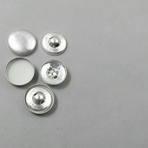 100 Sätze/Los 16L-60L Überzogener Knopf Aluminiumbasis Runde Brotform Stoffknöpfe für DIY Stoffmantel Nähzubehör-LKP-36L-100Sets von ZEYRU