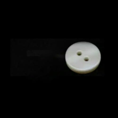 100 Stück/Los echte natürliche Muschelknöpfe 10 mm/15 mm/20 mm 2-Loch flache Perlmuttknöpfe dicker Knopf-12 mm von ZEYRU