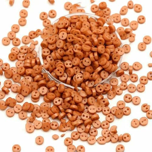 100 Stück Knöpfe, 3,0 mm, rund, 2 Löcher, Mini-Knöpfe für Puppen, dekorative Kleidung, Handarbeiten, Nähzubehör, 10 100 Stück Knöpfe, 3,0 mm, rund, 2 Löcher, Mini-Knöpfe für Puppen, dekorative Kleidung, Handarbeiten, Nähzubehör, 10 von ZEYRU