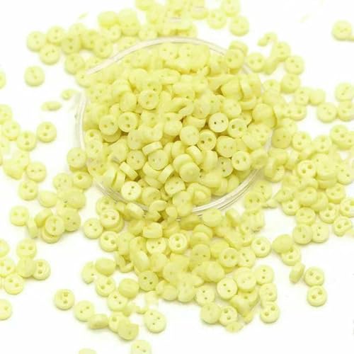 100 Stück Knöpfe, 3,0 mm, rund, 2 Löcher, Mini-Knöpfe für Puppen, dekorative Kleidung, Handarbeiten, Nähzubehör, 6 100 Stück Knöpfe, 3,0 mm, rund, 2 Löcher, Mini-Knöpfe für Puppen, dekorative Kleidung, Handarbeiten, Nähzubehör, 6 von ZEYRU