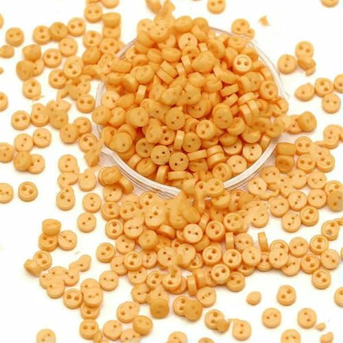100 Stück Knöpfe, 3,0 mm, rund, 2 Löcher, Mini-Knöpfe für Puppen, dekorative Kleidung, Handarbeiten, Nähzubehör, 9 100 Stück Knöpfe, 3,0 mm, rund, 2 Löcher, Mini-Knöpfe für Puppen, dekorative Kleidung, Handarbeiten, Nähzubehör, 9 von ZEYRU