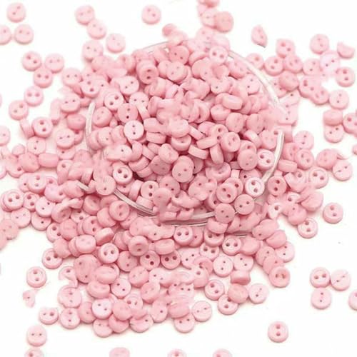 100 Stück Mini-Knöpfe, 3,0 mm, runde Knöpfe für Puppen, dekorative Kleidung, Nähen, Basteln, Handarbeiten, Scrapbooking-2 von ZEYRU