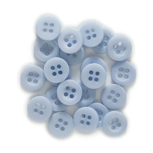 100 Stück dicke 4-Loch-Harzknöpfe zum Nähen, Scrapbooking, Kleidung, Heimwerken, handgefertigte Accessoires, Kartenherstellung, DIY-Dekor, 10–15 mm, N-10 mm von ZEYRU