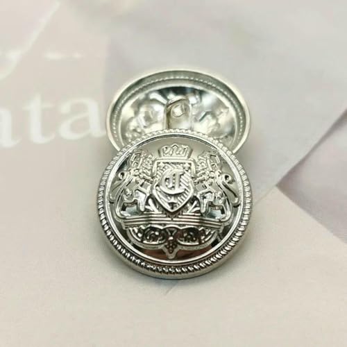 15–25 mm goldene Metallknöpfe für Kleidung im British Lion Academy-Stil, Manteldekorationen, Knöpfe, Nähzubehör, Großhandel, 6 Stück, 4–15 mm, 6 Stück 15–25 mm goldene Metallknöpfe für Kleidung im British Lion Academy-Stil, Manteldekorationen, Knöpfe, Nähzubehör, Großhandel, 6 Stück, 4–15 mm, 6 Stück von ZEYRU