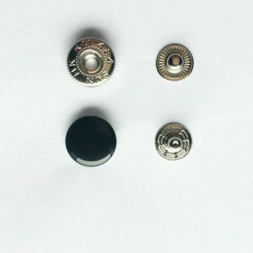 20~100 Set 10 mm 12,5 mm 15 mm Metall-Druckknöpfe Nähknopf Druckknopfverschlüsse Nähen Lederhandwerk Kleidung Taschen Kleidungsstück-schwarz-12 mm 100er Set 20~100 Set 10 mm 12,5 mm 15 mm Metall-Druckknöpfe Nähknopf Druckknopfverschlüsse Nähen Lederhandwerk Kleidung Taschen Kleidungsstück-schwarz-12 mm 100er Set von ZEYRU