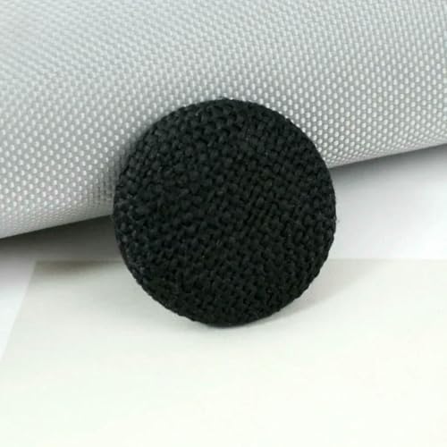 20 Stück 15–30 mm Stoffknöpfe, Leinen überzogene runde Druckknöpfe für Jacke, Kleidung, Sofa, Anzug, Mantel, DIY-Nähzubehör, 1 Schwarz, 15 mm 20 Stück 15–30 mm Stoffknöpfe, Leinen überzogene runde Druckknöpfe für Jacke, Kleidung, Sofa, Anzug, Mantel, DIY-Nähzubehör, 1 Schwarz, 15 mm von ZEYRU