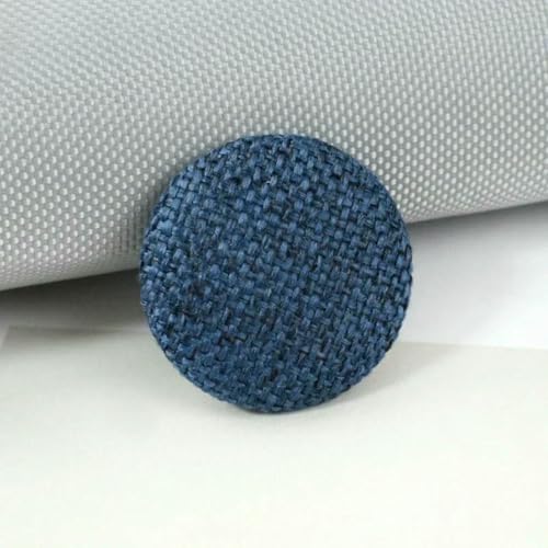 20 Stück 15–30 mm Stoffknöpfe, Leinen überzogene runde Druckknöpfe für Jacke, Kleidung, Sofa, Anzug, Mantel, DIY-Nähzubehör, 12 Dunkelblau, 20 mm 20 Stück 15–30 mm Stoffknöpfe, Leinen überzogene runde Druckknöpfe für Jacke, Kleidung, Sofa, Anzug, Mantel, DIY-Nähzubehör, 12 Dunkelblau, 20 mm von ZEYRU