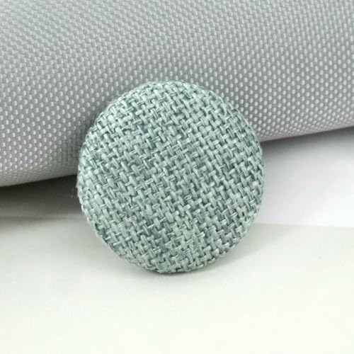 20 Stück 15–30 mm Stoffknöpfe, Leinen überzogene runde Druckknöpfe für Jacke, Kleidung, Sofa, Anzug, Mantel, DIY-Nähzubehör, 13Cyan, 20 mm 20 Stück 15–30 mm Stoffknöpfe, Leinen überzogene runde Druckknöpfe für Jacke, Kleidung, Sofa, Anzug, Mantel, DIY-Nähzubehör, 13Cyan, 20 mm von ZEYRU