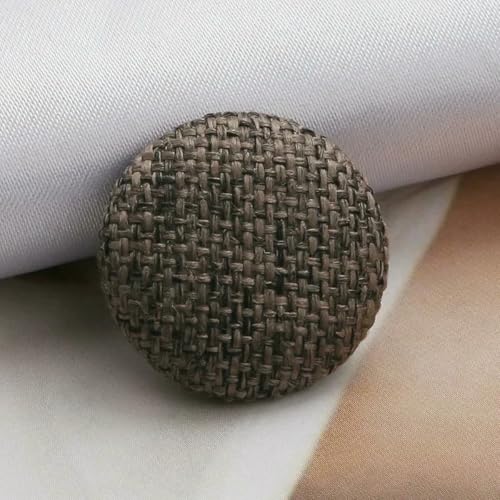 20 Stück 15–30 mm Stoffknöpfe, Leinen überzogene runde Druckknöpfe für Jacke, Kleidung, Sofa, Anzug, Mantel, DIY-Nähzubehör, 16 Kaffee, 20 mm 20 Stück 15–30 mm Stoffknöpfe, Leinen überzogene runde Druckknöpfe für Jacke, Kleidung, Sofa, Anzug, Mantel, DIY-Nähzubehör, 16 Kaffee, 20 mm von ZEYRU
