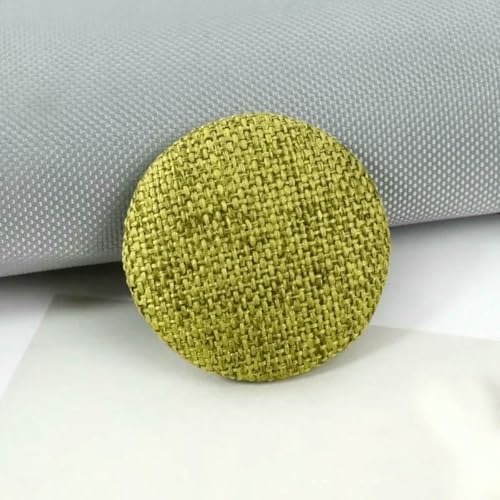 20 Stück 15–30 mm Stoffknöpfe, Leinen überzogene runde Druckknöpfe für Jacke, Kleidung, Sofa, Anzug, Mantel, DIY-Nähzubehör, 4 Grasgrün, 20 mm 20 Stück 15–30 mm Stoffknöpfe, Leinen überzogene runde Druckknöpfe für Jacke, Kleidung, Sofa, Anzug, Mantel, DIY-Nähzubehör, 4 Grasgrün, 20 mm von ZEYRU
