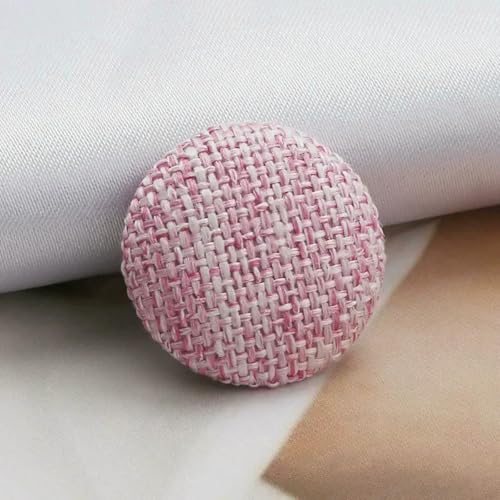 20 Stück 15–30 mm Stoffknöpfe, Leinen überzogene runde Druckknöpfe für Jacke, Kleidung, Sofa, Anzug, Mantel, DIY-Nähzubehör, 6 Korallenrosa, 15 mm 20 Stück 15–30 mm Stoffknöpfe, Leinen überzogene runde Druckknöpfe für Jacke, Kleidung, Sofa, Anzug, Mantel, DIY-Nähzubehör, 6 Korallenrosa, 15 mm von ZEYRU