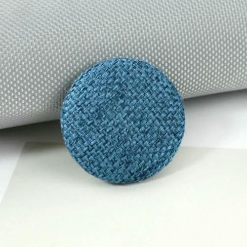 20 Stück 15–30 mm Stoffknöpfe, Leinen überzogene runde Druckknöpfe für Jacke, Kleidung, Sofa, Anzug, Mantel, DIY-Nähzubehör, 8 Blau, 20 mm 20 Stück 15–30 mm Stoffknöpfe, Leinen überzogene runde Druckknöpfe für Jacke, Kleidung, Sofa, Anzug, Mantel, DIY-Nähzubehör, 8 Blau, 20 mm von ZEYRU