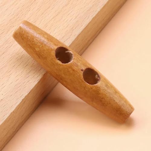 20 Stück 30–60 mm 7 Größen Naturholz-Knebelschnallen aus Horn Holzknöpfe Nähen Basteln für Mäntel Handgefertigter ovaler Stopperknopf-11–5 cm 20 Stück 30–60 mm 7 Größen Naturholz-Knebelschnallen aus Horn Holzknöpfe Nähen Basteln für Mäntel Handgefertigter ovaler Stopperknopf-11–5 cm von ZEYRU