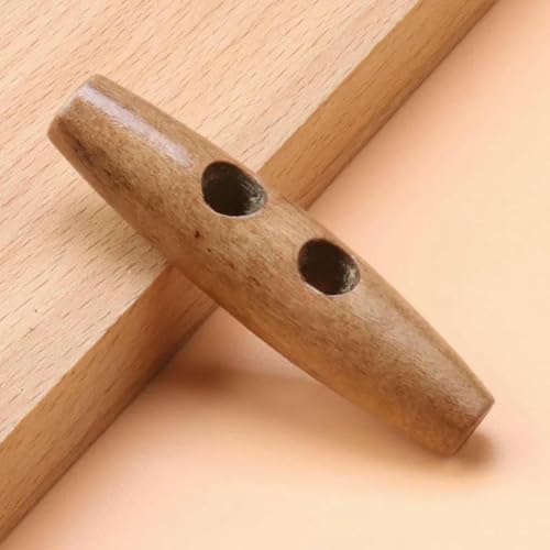 20 Stück 30–60 mm 7 Größen Naturholz-Knebelschnallen aus Horn Holzknöpfe Nähen Basteln für Mäntel Handgefertigter ovaler Stopperknopf-13–5 cm 20 Stück 30–60 mm 7 Größen Naturholz-Knebelschnallen aus Horn Holzknöpfe Nähen Basteln für Mäntel Handgefertigter ovaler Stopperknopf-13–5 cm von ZEYRU