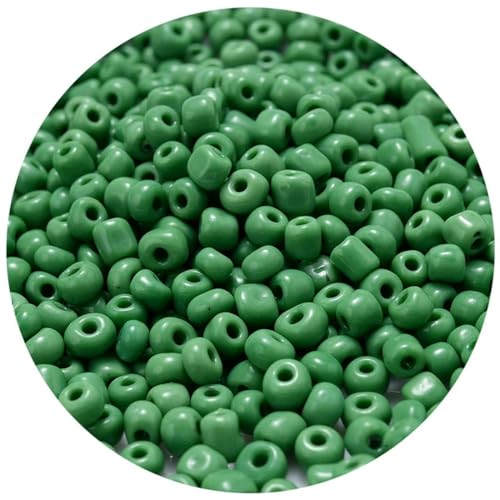 200–1000 Stück 2/3/4 mm Glas-Rocailles, Mini-Perlen für Schmuckherstellung, Armband, Halskette, DIY-Bastelzubehör, 5–2 mm, 1000 Stück von ZEYRU