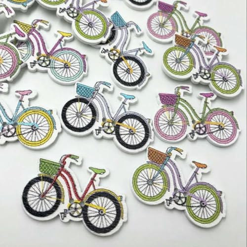 25/50/100 Stück 2 Löcher Holzknöpfe Fahrradautomuster Dekorative Knöpfe Nähen Scrapbooking Bastelknöpfe zum Basteln-100 Stück 25/50/100 Stück 2 Löcher Holzknöpfe Fahrradautomuster Dekorative Knöpfe Nähen Scrapbooking Bastelknöpfe zum Basteln-100 Stück von ZEYRU