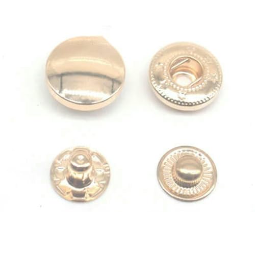 30 Sets Metall-Messing-Druckknöpfe zum Nähen von Knöpfen, Druckknöpfen, zum Nähen von Lederhandwerk, Kleidung, Taschen, handgefertigt, DIY 831/633/655/201/203-Gold704 Zinkle 30 Sets Metall-Messing-Druckknöpfe zum Nähen von Knöpfen, Druckknöpfen, zum Nähen von Lederhandwerk, Kleidung, Taschen, handgefertigt, DIY 831/633/655/201/203-Gold704 Zinkle von ZEYRU