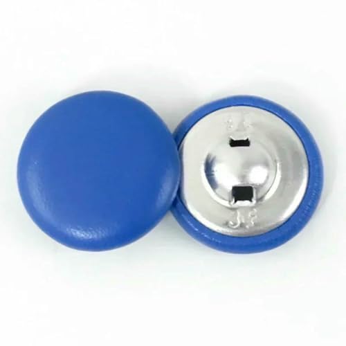 30 Stück 11~28 mm Lederknöpfe für Jacken, Taschen, Hosen, Dekorschnallen, Mäntel, Ersatz für runde Schaftknöpfe, DIY-Kleidungsnähzubehör, Königsblau, 20 mm 30 Stück 11~28 mm Lederknöpfe für Jacken, Taschen, Hosen, Dekorschnallen, Mäntel, Ersatz für runde Schaftknöpfe, DIY-Kleidungsnähzubehör, Königsblau, 20 mm von ZEYRU