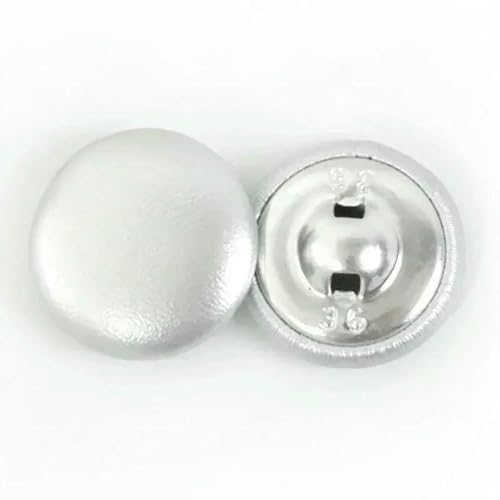 30 Stück 11~28 mm Lederknöpfe für Jacken, Taschen, Hosen, Dekorschnallen, Mäntel, Ersatz für runde Schaftknöpfe, DIY-Kleidungsnähzubehör, Silber, 20 mm 30 Stück 11~28 mm Lederknöpfe für Jacken, Taschen, Hosen, Dekorschnallen, Mäntel, Ersatz für runde Schaftknöpfe, DIY-Kleidungsnähzubehör, Silber, 20 mm von ZEYRU