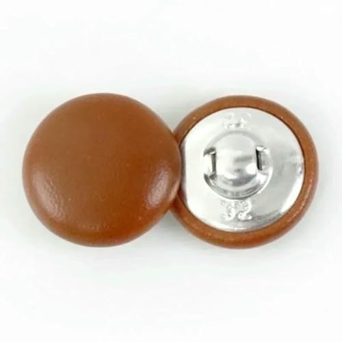 30 Stück 11~28 mm Lederknöpfe für Jacken, Taschen, Hosen, Dekorschnallen, Mäntel, Ersatz für runde Schaftknöpfe, DIY-Kleidungsstück, Nähzubehör, Karamell, 18 mm 30 Stück 11~28 mm Lederknöpfe für Jacken, Taschen, Hosen, Dekorschnallen, Mäntel, Ersatz für runde Schaftknöpfe, DIY-Kleidungsstück, Nähzubehör, Karamell, 18 mm von ZEYRU