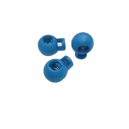 30 Stück farbige Kugeln, runde Federstopper, Kordelstopper, Knebelverschluss, Clip für Sportbekleidung, Kleidung, Schuhe, Seil, DIY-Bastelteile, blau, 17 mm 30 Stück farbige Kugeln, runde Federstopper, Kordelstopper, Knebelverschluss, Clip für Sportbekleidung, Kleidung, Schuhe, Seil, DIY-Bastelteile, blau, 17 mm von ZEYRU