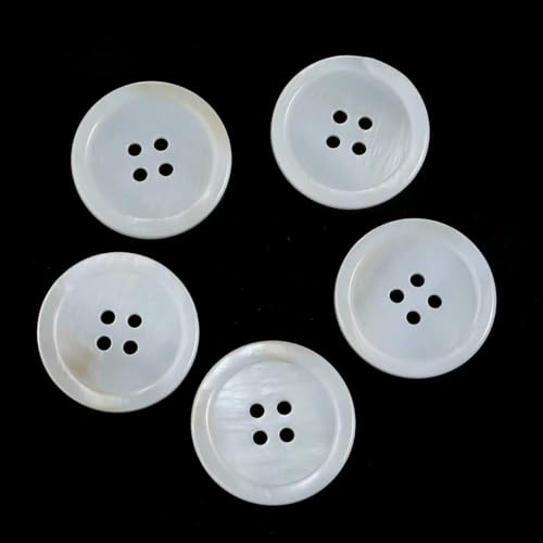 5–20 Stück/Los 9–25 mm weiße natürliche Muschelknöpfe 2/4 Löcher runde Muschel Nähzubehör für Kleidung Hemd DIY Bastelmaterialien-4 Löcher 20 mm 5 Stück 5–20 Stück/Los 9–25 mm weiße natürliche Muschelknöpfe 2/4 Löcher runde Muschel Nähzubehör für Kleidung Hemd DIY Bastelmaterialien-4 Löcher 20 mm 5 Stück von ZEYRU