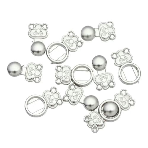 5 Stück 15/18 mm Mini-Gürtelschnalle aus ultrakleinem Metall, DIY-Kleiderdekor, Knöpfe, Schuhe, Schnallen, Puppentaschen, Kleidung, Puppen, Nähzubehör, Stil 1–1,5 cm, Schwarz von ZEYRU