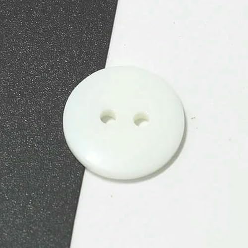 50/100 Stück Bekleidungszubehör 6/9/11/15/18/20/23,0 mm runder Knopf 2 Löcher Basteln Nähen Kinderbekleidung Nähzubehör-weiß-11 mm 100 Stück 50/100 Stück Bekleidungszubehör 6/9/11/15/18/20/23,0 mm runder Knopf 2 Löcher Basteln Nähen Kinderbekleidung Nähzubehör-weiß-11 mm 100 Stück von ZEYRU