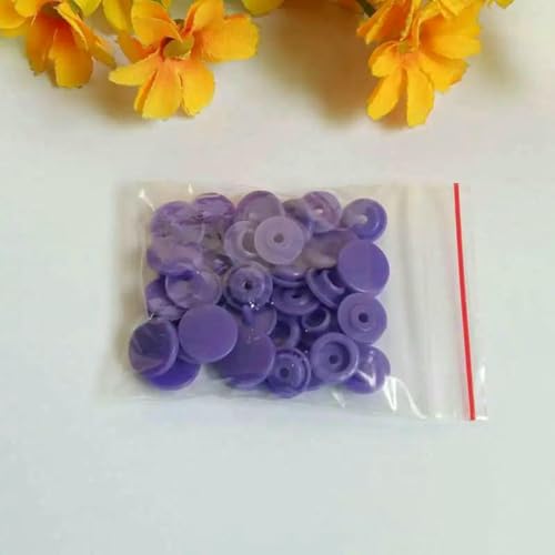 50 Satz/Los T5 Harz Druckknöpfe Snap Poppers Knöpfe für Baby Puppen schnappt Kleidung Kleidung Zubehör-NO12-12mm T5 von ZEYRU