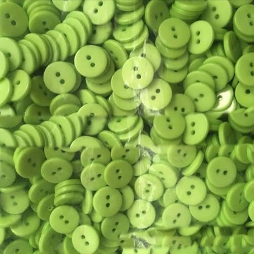 6 mm 9 mm 11 mm 12 mm dekorative Knöpfe für Handarbeiten, Harzknöpfe für Puppen, Scrapbooking, Nähknöpfe, 2 Löcher, 2 Löcher, hellgrün, 11 mm, 200 Stück 6 mm 9 mm 11 mm 12 mm dekorative Knöpfe für Handarbeiten, Harzknöpfe für Puppen, Scrapbooking, Nähknöpfe, 2 Löcher, 2 Löcher, hellgrün, 11 mm, 200 Stück von ZEYRU