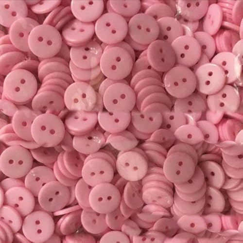 6 mm 9 mm 11 mm 12 mm dekorative Knöpfe für Handarbeiten, Harzknöpfe für Puppen, Scrapbooking, Nähknöpfe, 2 Löcher, 2 Löcher, rosa, 9 mm, 300 Stück 6 mm 9 mm 11 mm 12 mm dekorative Knöpfe für Handarbeiten, Harzknöpfe für Puppen, Scrapbooking, Nähknöpfe, 2 Löcher, 2 Löcher, rosa, 9 mm, 300 Stück von ZEYRU