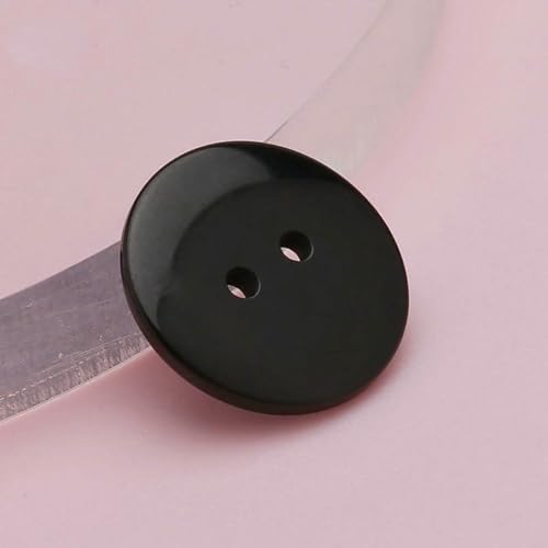 9–30 mm, zwei Löcher, mehrfarbig, kleine Knöpfe, Anzugpolster, Knopf, Brot, runde Nähknöpfe aus Harz, DIY-Kleidung, Basteln, Scrapbooking, 02-48L, 30,0 mm, 30 Stück von ZEYRU