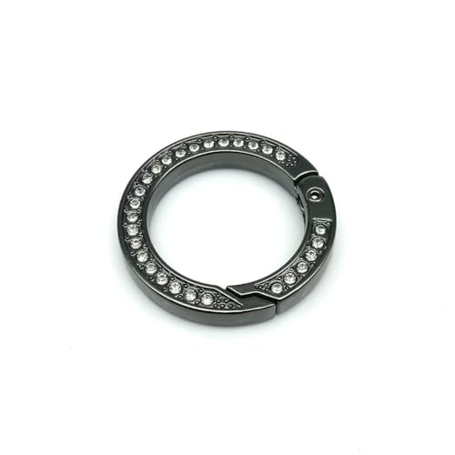 Feder-O-Ring, zum Öffnen, Kristall-Strass-Dekor, Diamant, Ledertasche, Handtasche, Gürtelschnalle, Anhänger, Schlüssel, Schnappclip, Auslöser, DIY, Innendurchmesser 25 Feder-O-Ring, zum Öffnen, Kristall-Strass-Dekor, Diamant, Ledertasche, Handtasche, Gürtelschnalle, Anhänger, Schlüssel, Schnappclip, Auslöser, DIY, Innendurchmesser 25 von ZEYRU