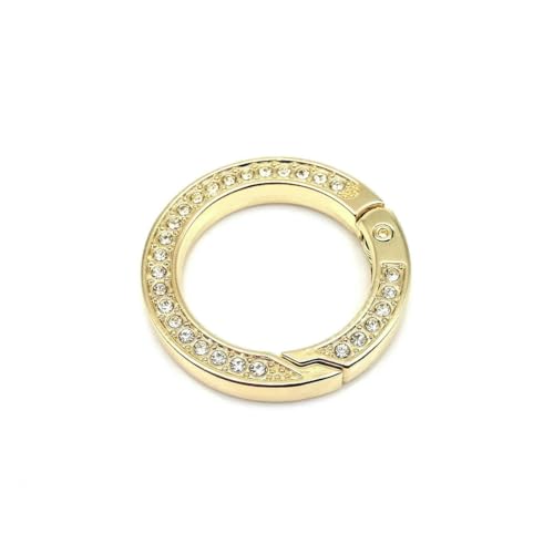 Feder-O-Ring, zum Öffnen, Kristall-Strass-Dekor, Diamant, Ledertasche, Handtasche, Gürtelschnalle, Anhänger, Schlüssel, Schnappclip, Auslöser, DIY, Innendurchmesser 25 Feder-O-Ring, zum Öffnen, Kristall-Strass-Dekor, Diamant, Ledertasche, Handtasche, Gürtelschnalle, Anhänger, Schlüssel, Schnappclip, Auslöser, DIY, Innendurchmesser 25 von ZEYRU