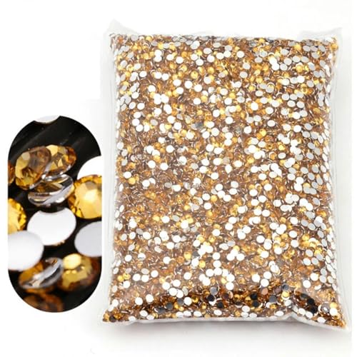 Große Packung 2-6 mm Harz-Strasssteine ohne Hotfix-Masse, Großhandel, Kristalle mit flacher Rückseite, Nagel-DIY, glitzert Stein-A14 golden-3 mm SS10-10000 Stück Große Packung 2-6 mm Harz-Strasssteine ohne Hotfix-Masse, Großhandel, Kristalle mit flacher Rückseite, Nagel-DIY, glitzert Stein-A14 golden-3 mm SS10-10000 Stück von ZEYRU