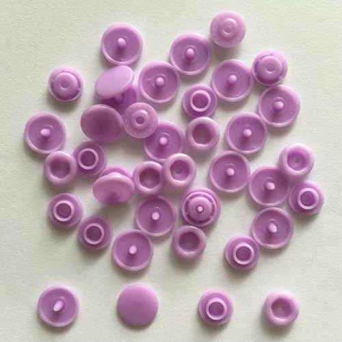 Großhandel T5 Druckknöpfe für Kleidung, DIY-Kleidungsstücke, Druckknöpfe für Kinderwindeln, Lätzchen, Taschen, Ordner, 24 Farben, Hellviolett, 150er-Set Großhandel T5 Druckknöpfe für Kleidung, DIY-Kleidungsstücke, Druckknöpfe für Kinderwindeln, Lätzchen, Taschen, Ordner, 24 Farben, Hellviolett, 150er-Set von ZEYRU