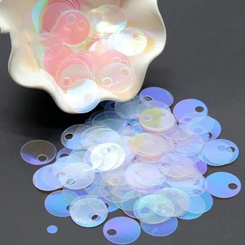 Großloch-Pailletten, flach, rund, 10 mm, 20 mm, 30 mm, Lagersilber, DIY-Pailletten zum Nähen, Basteln, Pailletten, Heimdekoration, Füller, transparent, 20 mm – 10 Gramm Großloch-Pailletten, flach, rund, 10 mm, 20 mm, 30 mm, Lagersilber, DIY-Pailletten zum Nähen, Basteln, Pailletten, Heimdekoration, Füller, transparent, 20 mm – 10 Gramm von ZEYRU