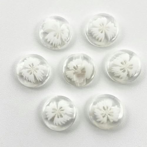 Knöpfe für Kinderkleidung, Bonbonfarben, Cartoon-Knopf, Kleidung, Hemden, handverziert mit DIY-Bastelzubehör, 12–14 mm, 01#-01–14 mm (30 Stück) von ZEYRU
