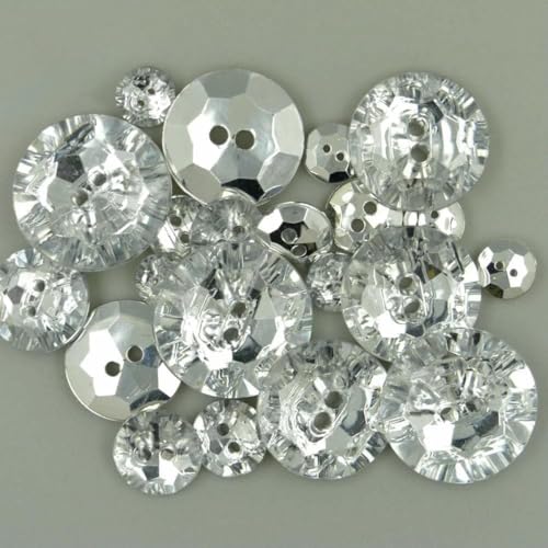 Knopf 30 teile/los snap runde Taste shiny acryl taste kleidungsstück tuch nähen taste zubehör scrapbooking DIY-28mm von ZEYRU