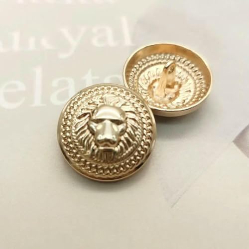 Metallknöpfe, Kronenmuster, golden, britischer College-Stil, Designer, handgefertigt, Luxus-Kleidungsstück, Nähzubehör, DIY-Knöpfe, 6 Stück, 1–18 mm, 6 Stück Metallknöpfe, Kronenmuster, golden, britischer College-Stil, Designer, handgefertigt, Luxus-Kleidungsstück, Nähzubehör, DIY-Knöpfe, 6 Stück, 1–18 mm, 6 Stück von ZEYRU