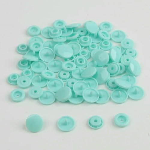 Modische 10/20/50/100 Sets T5 Druckknöpfe Nylonknöpfe Kinderknöpfe Set für Babypuppen Kleidung Nähzubehör-Türkis-100 Sets Modische 10/20/50/100 Sets T5 Druckknöpfe Nylonknöpfe Kinderknöpfe Set für Babypuppen Kleidung Nähzubehör-Türkis-100 Sets von ZEYRU