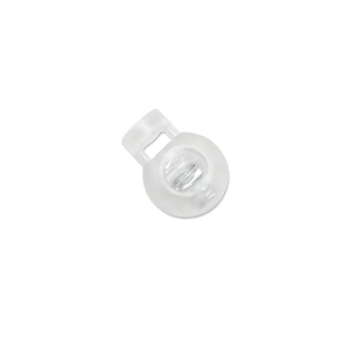 Neue 10 Stück Kordelstopper Kordelenden Knebelverschluss Clip Schnalle Knopf Weiß Schwarz Frost Schnürsenkel Sportbekleidung DIY Taschenzubehör-NO04 Clear022 Neue 10 Stück Kordelstopper Kordelenden Knebelverschluss Clip Schnalle Knopf Weiß Schwarz Frost Schnürsenkel Sportbekleidung DIY Taschenzubehör-NO04 Clear022 von ZEYRU