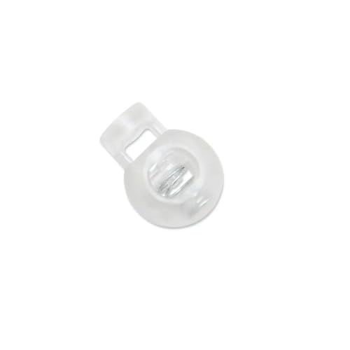 Neue 10 Stück Kordelstopper Kordelenden Knebelverschluss Clip Schnalle Knopf Weiß Schwarz Frost Schnürsenkel Sportbekleidung DIY Taschenzubehör-NO05 Clear022 Neue 10 Stück Kordelstopper Kordelenden Knebelverschluss Clip Schnalle Knopf Weiß Schwarz Frost Schnürsenkel Sportbekleidung DIY Taschenzubehör-NO05 Clear022 von ZEYRU