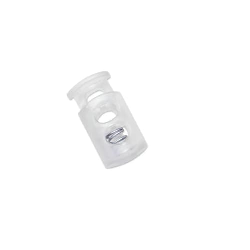 Neue 10 Stück Kordelstopper Kordelenden Knebelverschluss Clip Schnalle Knopf Weiß Schwarz Frost Schnürsenkel Sportbekleidung DIY Taschenzubehör-NO09 Clear022 Neue 10 Stück Kordelstopper Kordelenden Knebelverschluss Clip Schnalle Knopf Weiß Schwarz Frost Schnürsenkel Sportbekleidung DIY Taschenzubehör-NO09 Clear022 von ZEYRU