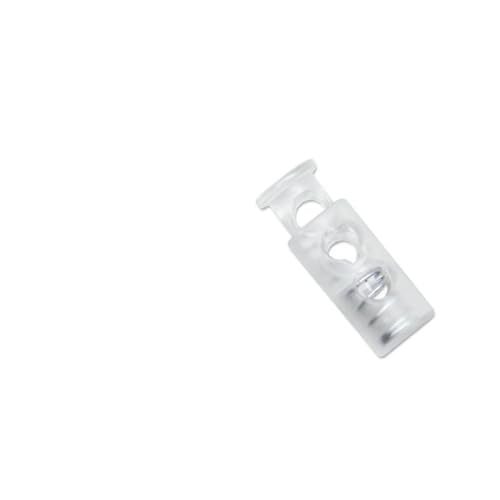 Neue 10 Stück Kordelstopper Kordelenden Knebelverschluss Clip Schnalle Knopf Weiß Schwarz Frost Schnürsenkel Sportbekleidung DIY Taschenzubehör-NO10 Clear022 Neue 10 Stück Kordelstopper Kordelenden Knebelverschluss Clip Schnalle Knopf Weiß Schwarz Frost Schnürsenkel Sportbekleidung DIY Taschenzubehör-NO10 Clear022 von ZEYRU