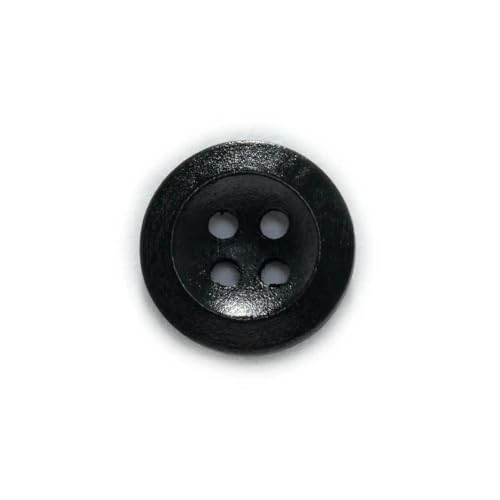 Runde Holzknöpfe mit 4 Löchern, 7 Farben, zum Nähen, Scrapbook, Kleidung, Basteln, Jacken, Blazer, Pullover, Handarbeitszubehör, 10–25 mm, Schwarz, 12,5 mm, 50 Stück Runde Holzknöpfe mit 4 Löchern, 7 Farben, zum Nähen, Scrapbook, Kleidung, Basteln, Jacken, Blazer, Pullover, Handarbeitszubehör, 10–25 mm, Schwarz, 12,5 mm, 50 Stück von ZEYRU
